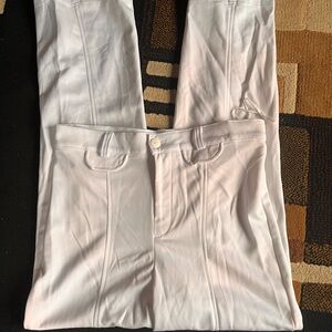 Men's White Dress Pants.  32 x 29”